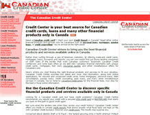 Tablet Screenshot of canadiancreditcenter.com